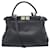 FENDI PEEKABOO MM 8BN226 REGULAR BLACK LEATHER SHOULDER BAG  ref.2242439