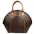 Louis Vuitton Ellipse MM Bolso Monogram Marrón Castaño