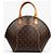 Louis Vuitton Ellipse MM Bolso Monogram Marrón Castaño - vista 2