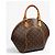 Louis Vuitton Ellipse MM Bolso Monogram Marrón Castaño - vista 3