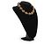 Superbe collier DOLCE & GABBANA avec de grandes perles à motif animalier Camel - vue 2