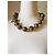 Superbe collier DOLCE & GABBANA avec de grandes perles à motif animalier Camel - vue 7