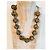 Superbe collier DOLCE & GABBANA avec de grandes perles à motif animalier Camel - vue 8
