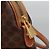 Céline Borsa a mano in tela Macadam CELINE in pelle PVC marrone oro Auth gh019 D'oro - vista 10