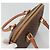 Céline Borsa a mano in tela Macadam CELINE in pelle PVC marrone oro Auth gh019 D'oro - vista 6