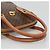 Céline Borsa a mano in tela Macadam CELINE in pelle PVC marrone oro Auth gh019 D'oro - vista 7