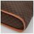 Céline Borsa a mano in tela Macadam CELINE in pelle PVC marrone oro Auth gh019 D'oro - vista 9