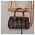 Pequin Borsa a mano in tela FENDI Pecan marrone nero oro Auth yk18138 D'oro - vista 21