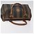 Pequin Borsa a mano in tela FENDI Pecan marrone nero oro Auth yk18138 D'oro - vista 6