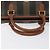 Pequin Borsa a mano in tela FENDI Pecan marrone nero oro Auth yk18138 D'oro - vista 7