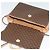 Céline CELINE Macadam Canvas Schultertasche, PVC-Leder, braun, gold, authentisch 123825 Golden - Ansicht 10