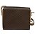 Céline CELINE Macadam Canvas Schultertasche, PVC-Leder, braun, gold, authentisch 123825 Golden - Ansicht 2
