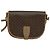 Céline Borsa a spalla in tela Macadam CELINE in pelle PVC marrone oro Auth sw561 D'oro - vista 13