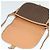 Céline Borsa a spalla in tela Macadam CELINE in pelle PVC marrone oro Auth sw561 D'oro - vista 17