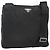 PRADA Borsa a Spalla in Nylon Nera Argento Autentica 124085 Nero