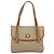 Céline Borsa a mano in tela Macadam CELINE PVC beige oro Auth sw601 D'oro - vista 13