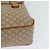 Céline Borsa a mano in tela Macadam CELINE PVC beige oro Auth sw601 D'oro - vista 16