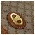Céline Borsa a mano in tela Macadam CELINE PVC beige oro Auth sw601 D'oro - vista 17