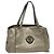 LOEWE Bolsa Anagrama de Cuero Dorado Auth yk18146