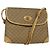 Gucci Borsa a Spalla Micro GG Supreme PVC Beige Oro 007 49 5548 Auth gh098 D'oro