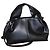 Borsa a mano Polène Number Nine in pelle nera Nero