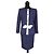 Tailleur gonna Pierre Cardin stile navy Blu Blu navy