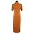 Kitsune Vestido marrón Castaño - vista 4