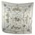 Hermès Hermes Paris Silk Scarf Les Chevaux des Moghols 1993 De Fougerolle White  ref.2243248