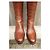 Botas Sartore de cuero marrón Castaño - vista 3