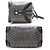 Borsa Goyard Boeing 30 in tela rivestita nera e pelle - vista 2