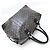 Borsa Goyard Boeing 30 in tela rivestita nera e pelle - vista 3