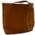 Borsa shopper Prada in pelle marrone cognac - vista 4