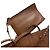 Borsa shopper Prada in pelle marrone cognac - vista 7