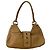 Borsa a spalla Prada Moon Bag Beige in pelle - vista 2