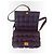 Cassette BOTTEGA VENETA CESTA RELLENA Morado oscuro - vista 4
