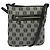 LOEWE anagramma Borsa a Spalla PVC Grigio Oro Auth yk18308 Marrone D'oro