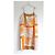 Hermès Beige/Palomi Seidenkleid mit Trägern Orange - Ansicht 3