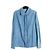 Miu Miu 2016 Top Camicia di Jeans con Rouches Fr38 UK10 US8 Blu