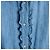Miu Miu 2016 Top Camicia di Jeans con Rouches Fr38 UK10 US8 Blu - vista 2