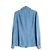Miu Miu 2016 Top Camicia di Jeans con Rouches Fr38 UK10 US8 Blu - vista 4