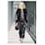 Falda larga Devore gris con logo CC de Chanel Pre Fall 2022 - vista 10