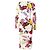 Vestido ajustado con estampado floral Dolce & Gabbana Multicolor