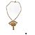 Collana Christian Lacroix Croce Effetto Pizzo Dorata CL Gold hardware