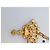 Collana Christian Lacroix Croce Effetto Pizzo Dorata CL Gold hardware - vista 4