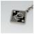 LOUIS VUITTON Porte Cles 1904 Box Charm metal Silver M65988 LV Auth 122935 Silvery  - view 5