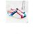 Dior Sneaker Metallic Blau Fuchsia Weiß Lammleder Mehrfarben Metallisch - Ansicht 4