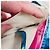 Dior Sneaker Metallic Blau Fuchsia Weiß Lammleder Mehrfarben Metallisch - Ansicht 9