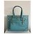 Gucci GG Star Tote Tasche Leder Türkis - Ansicht 4