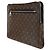Borsa Clutch Monogram Macassar di Louis Vuitton Marrone Nero - vista 2