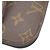 Borsa Clutch Monogram Macassar di Louis Vuitton Marrone Nero - vista 8